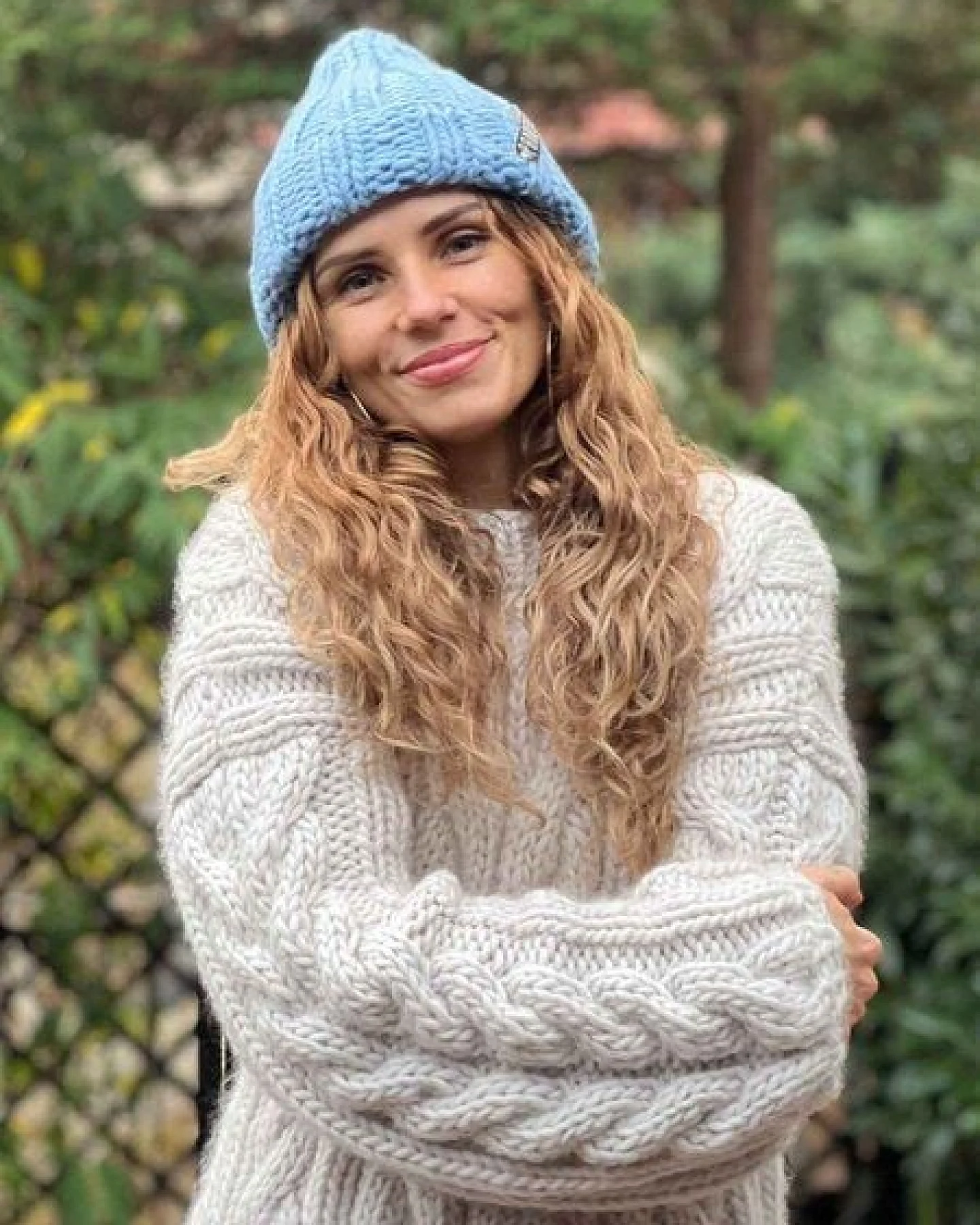 PANAPUFA Handgestrickte Chunky Beanie – 100 % Merinowolle – Ansicht 4