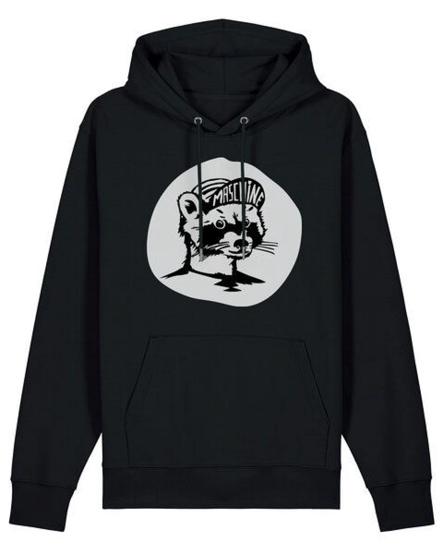 päfjes Waschbär die Maschine / Gravel / Rennrad - Unisex Fair Wear Bio Hoodie – Ansicht 2