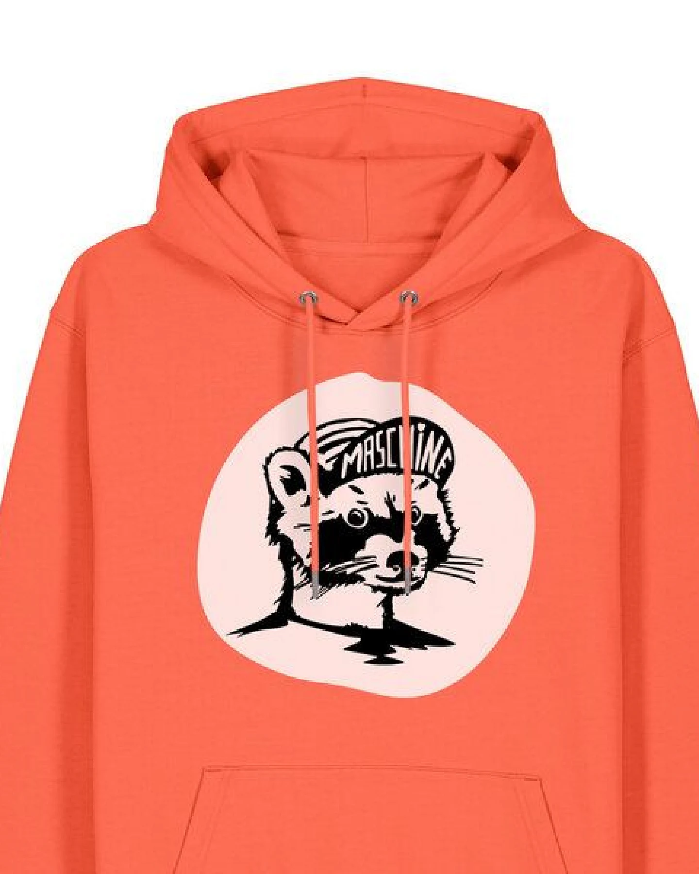 päfjes Waschbär die Maschine / Gravel / Rennrad - Unisex Fair Wear Bio Hoodie – Ansicht 2