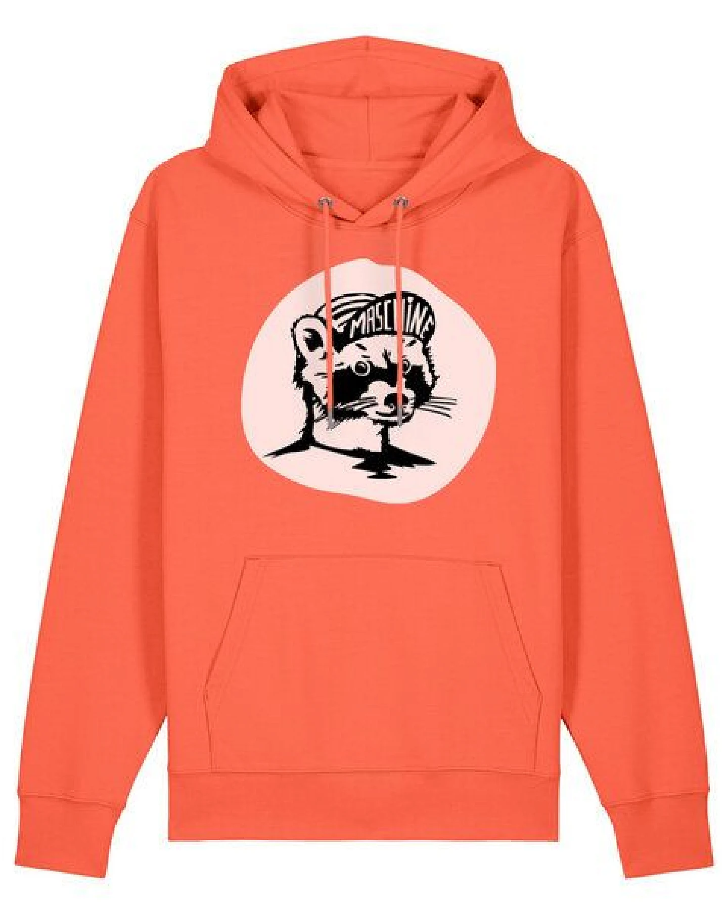 päfjes Waschbär die Maschine / Gravel / Rennrad - Unisex Fair Wear Bio Hoodie – Ansicht 2