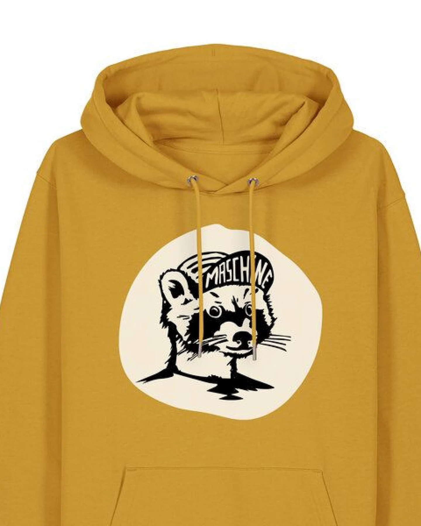 päfjes Waschbär die Maschine / Gravel / Rennrad - Unisex Fair Wear Bio Hoodie – Ansicht 2