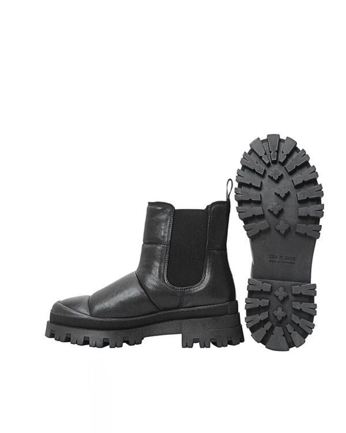 Ten Points warm gefütterte und gesteppte Lederboots, Jenny – Ansicht 3
