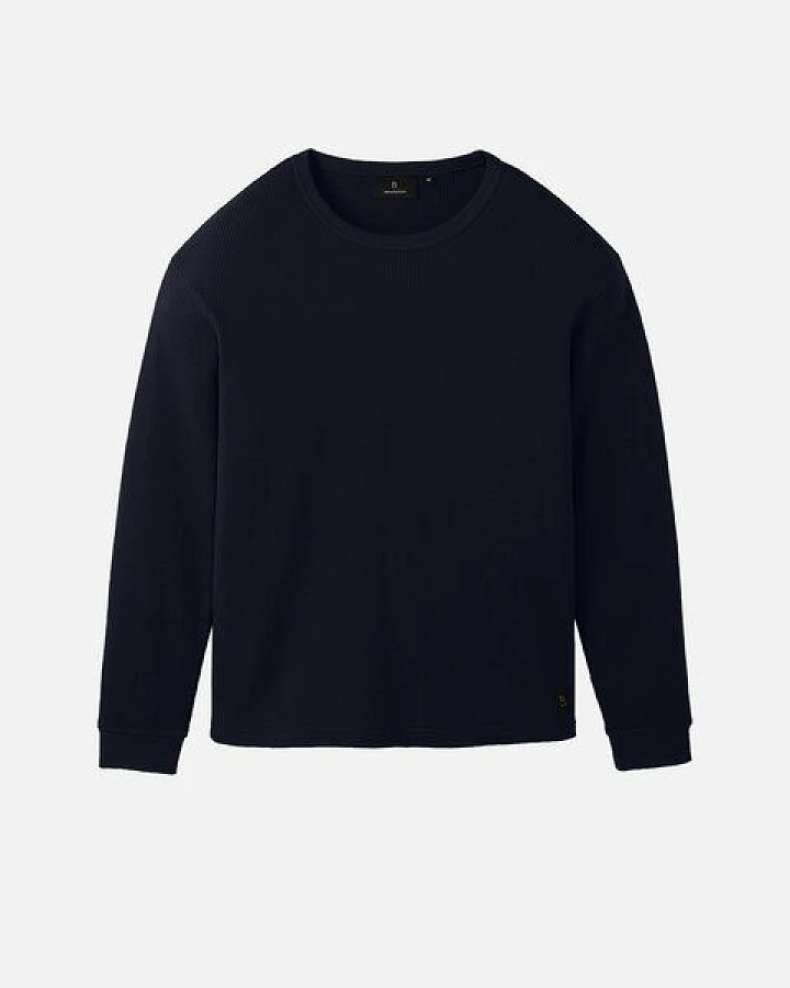 Herren Longsleeve aus Bio-Baumwolle - LARKSPUR - recolution