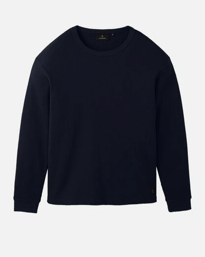Herren Longsleeve aus Bio-Baumwolle - LARKSPUR - recolution