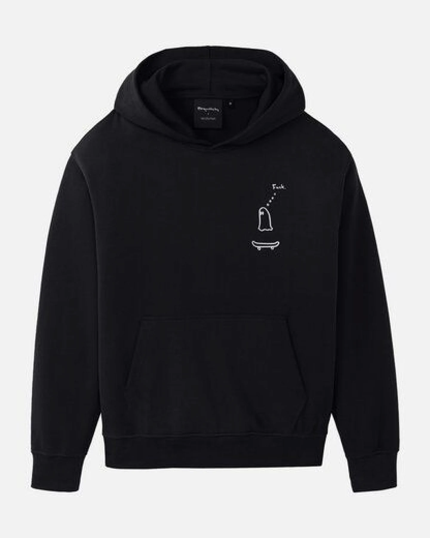Herren Hoodie aus Bio-Baumwolle - OLIVE GEISTERFAHRER - recolution – Ansicht 2