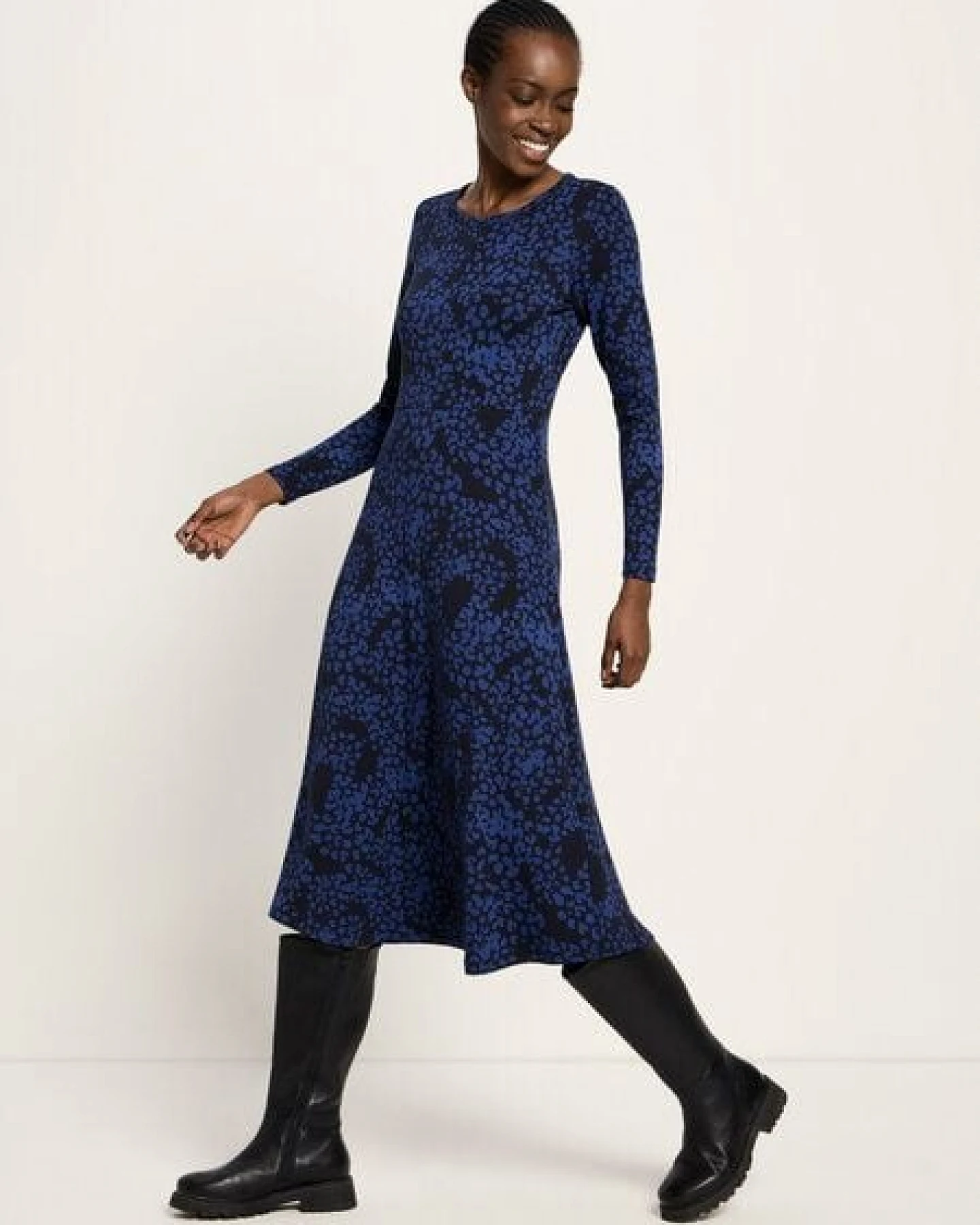 LANIUS Midikleid aus TENCEL und Bio-Baumwolle – Ansicht 3