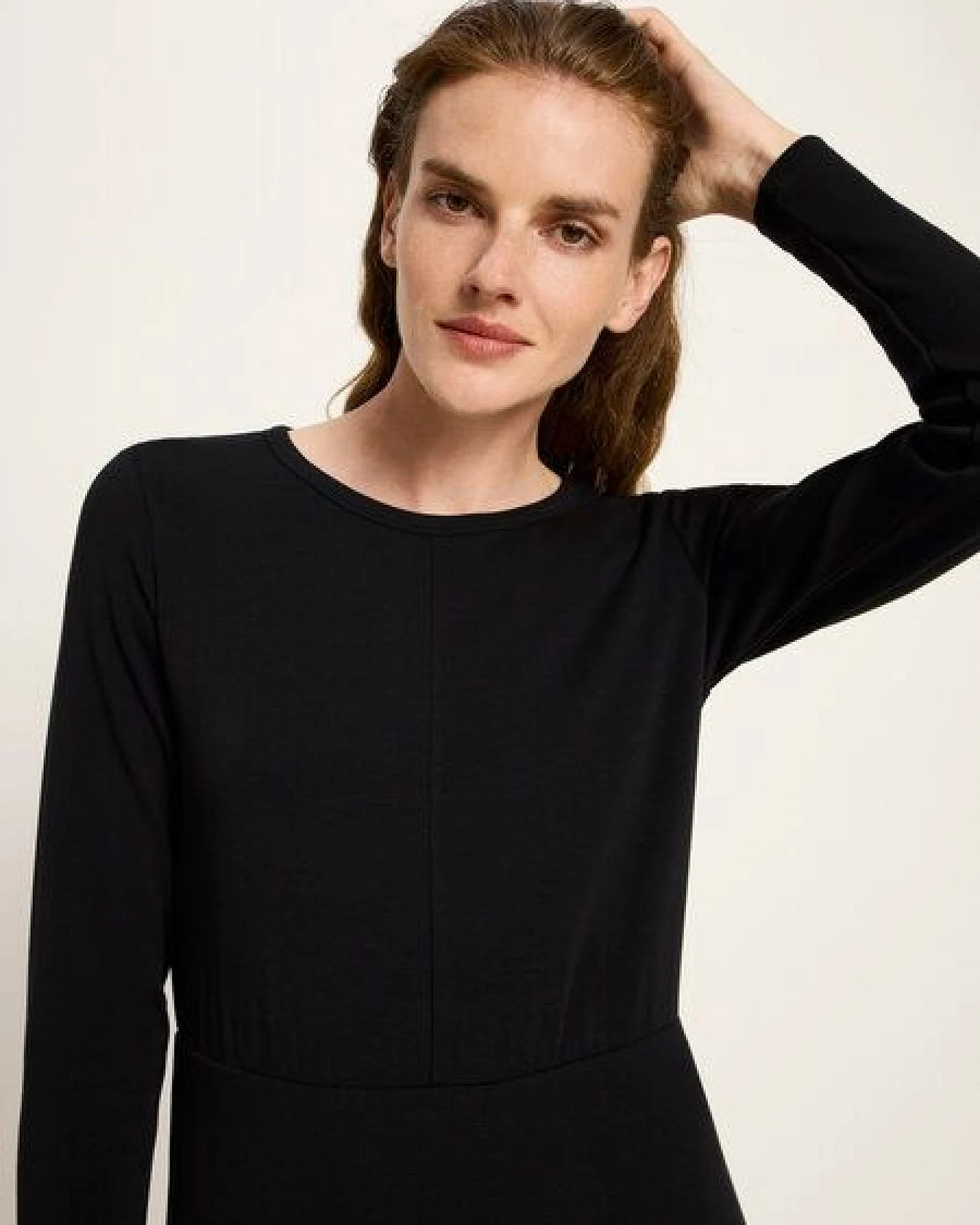 LANIUS Midikleid aus TENCEL und Bio-Baumwolle – Ansicht 2