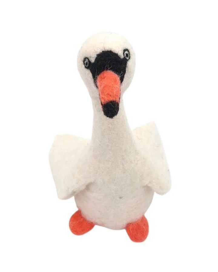 short'n'pietz Schwan als Filz Eierwärmer