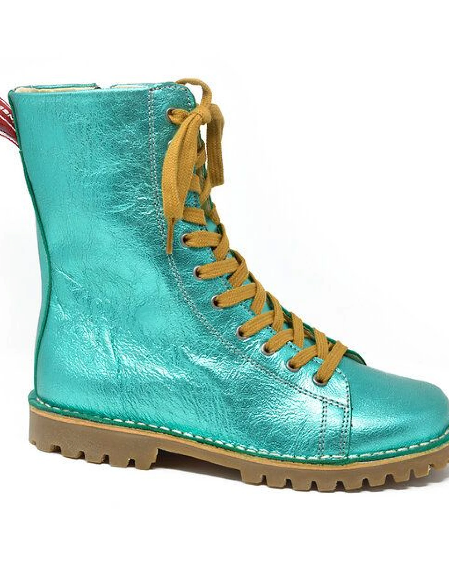 Grünbein Shoes Schnürboots Finn lose Einlage türkis – Ansicht 4
