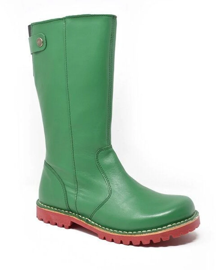 Grünbein Shoes Stiefel Charlotte Naturform lose Einlage grün