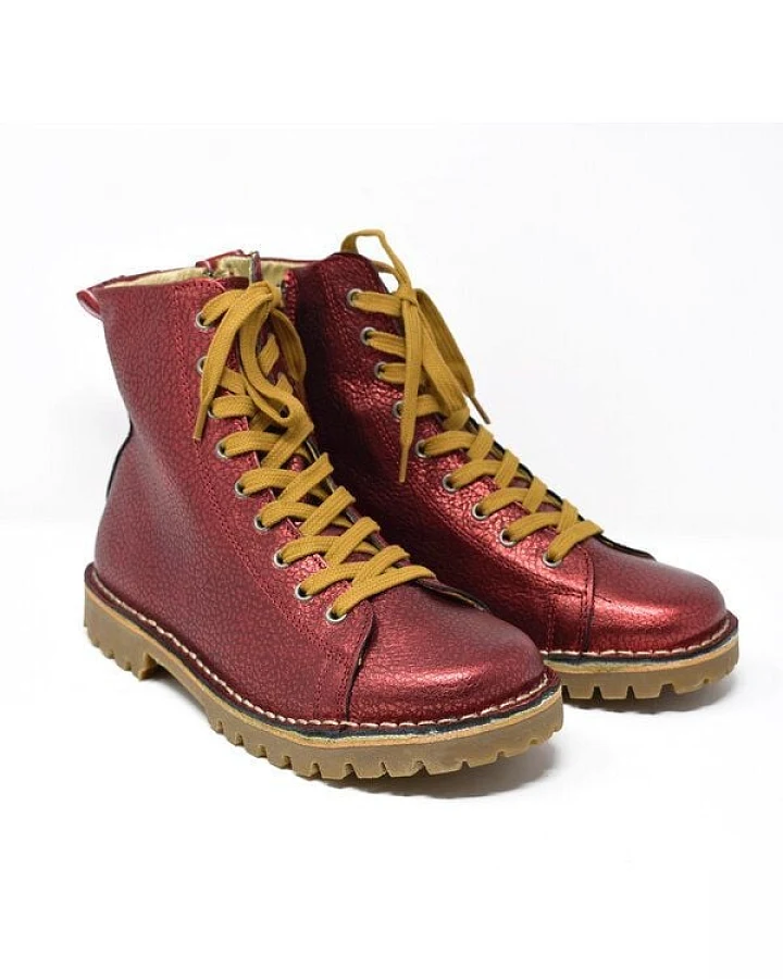 Grünbein Shoes Schnürboots Noa II lose Einlage rot