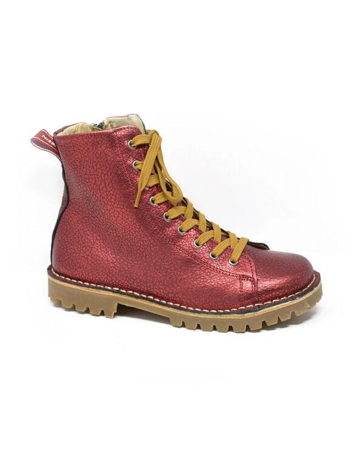 Grünbein Shoes Schnürboots Noa II lose Einlage rot – Ansicht 4