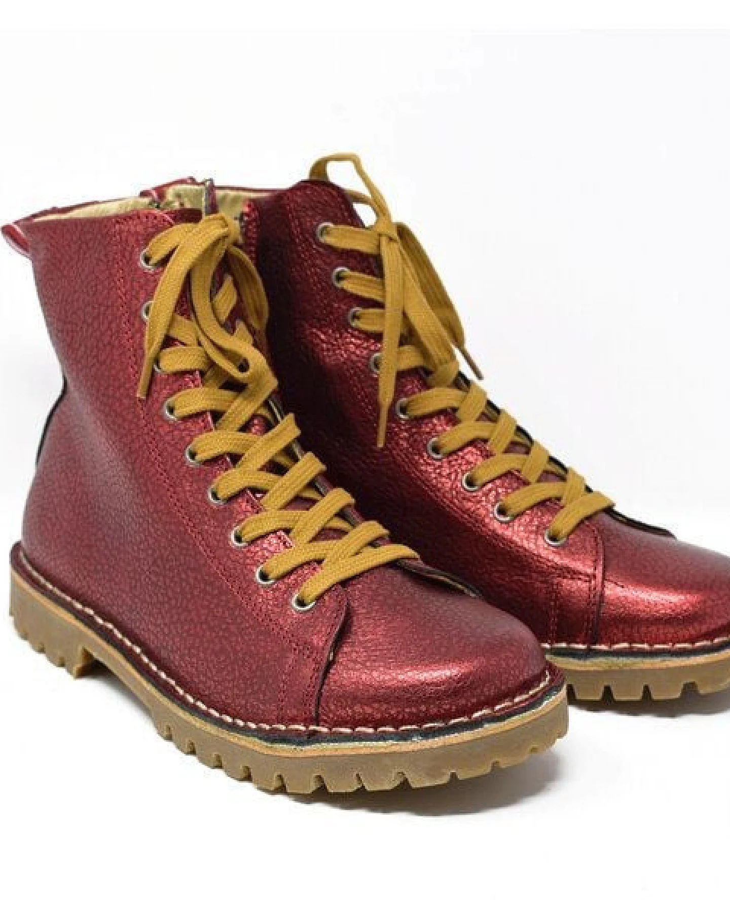 Grünbein Shoes Schnürboots Noa II lose Einlage rot – Ansicht 2