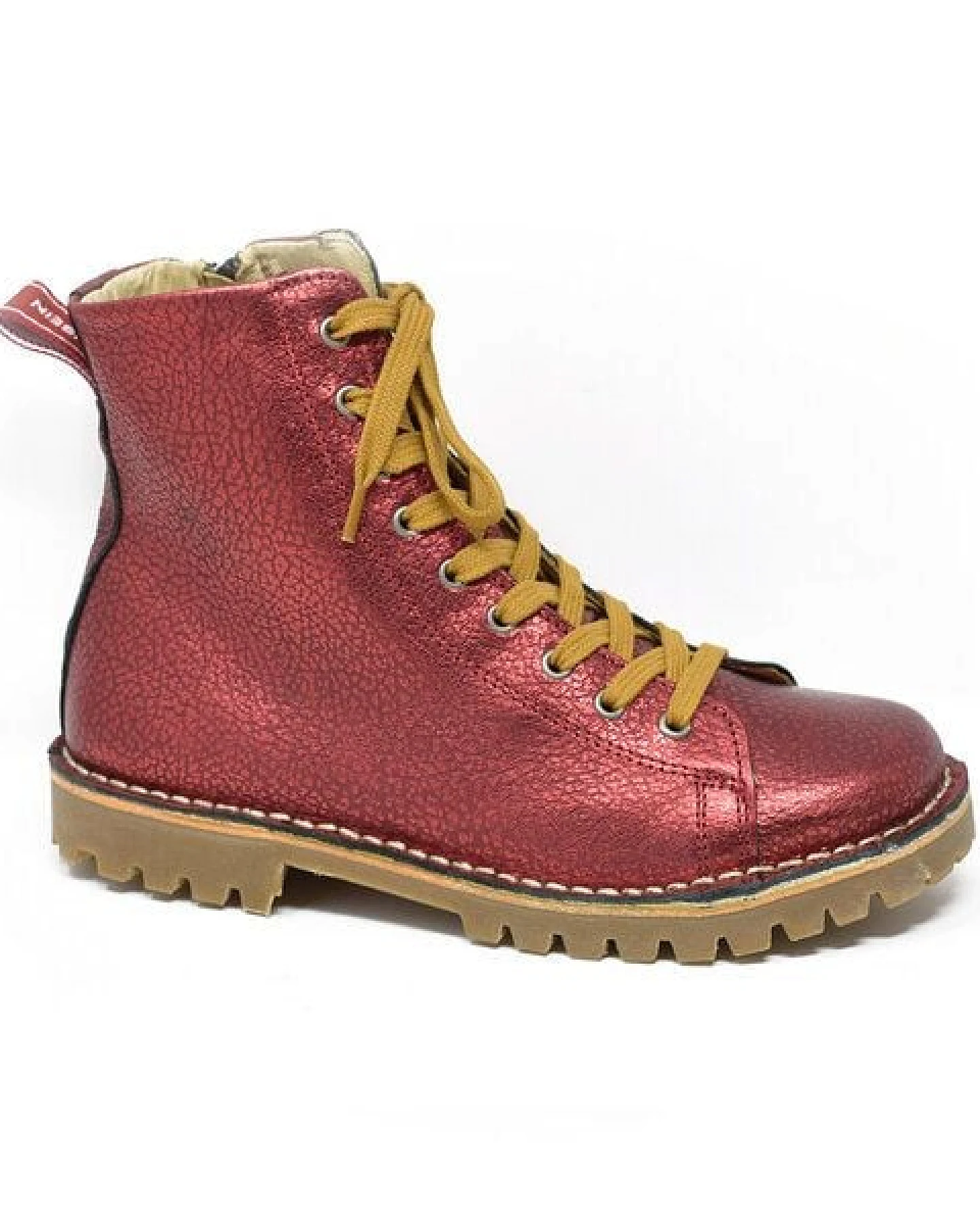 Grünbein Shoes Schnürboots Noa II lose Einlage rot – Ansicht 4