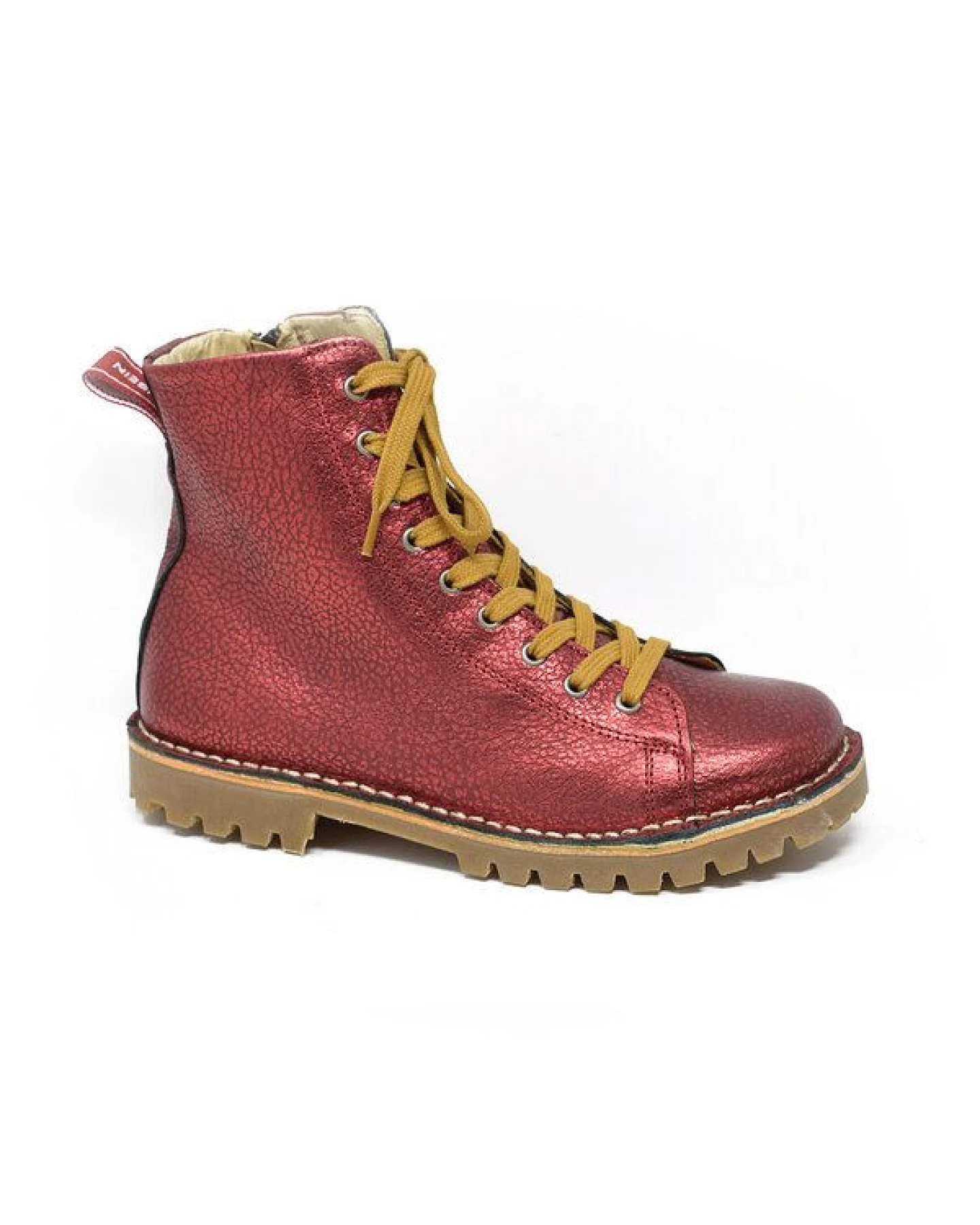 Grünbein Shoes Schnürboots Noa II lose Einlage rot – Ansicht 3