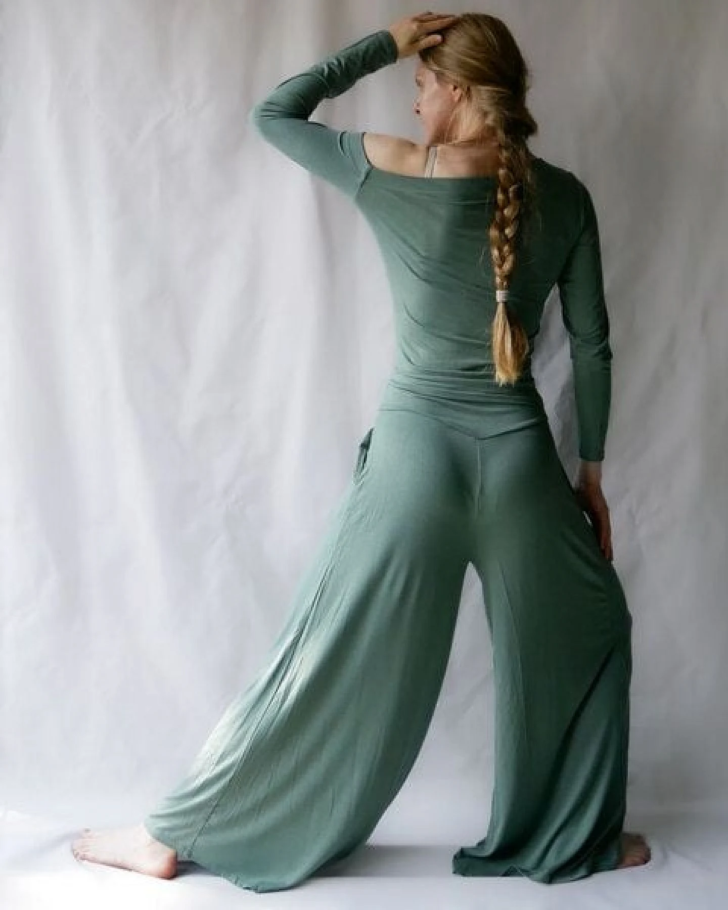10 BODIES Weite Palazzo-Hose Kundalini TANTRA aus Modal – Ansicht 4
