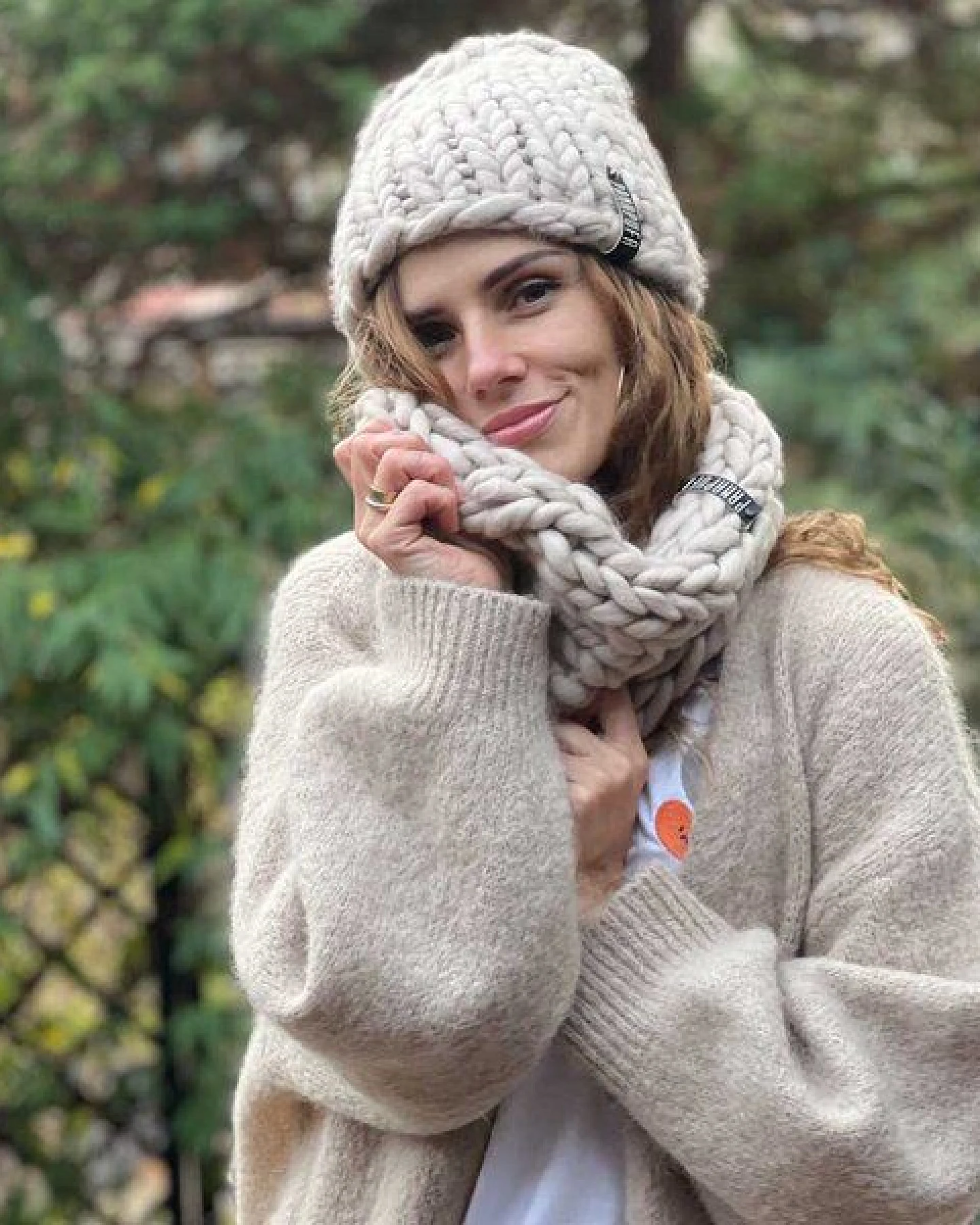 PANAPUFA Handgestrickte Chunky Beanie – 100 % Merinowolle – Ansicht 4