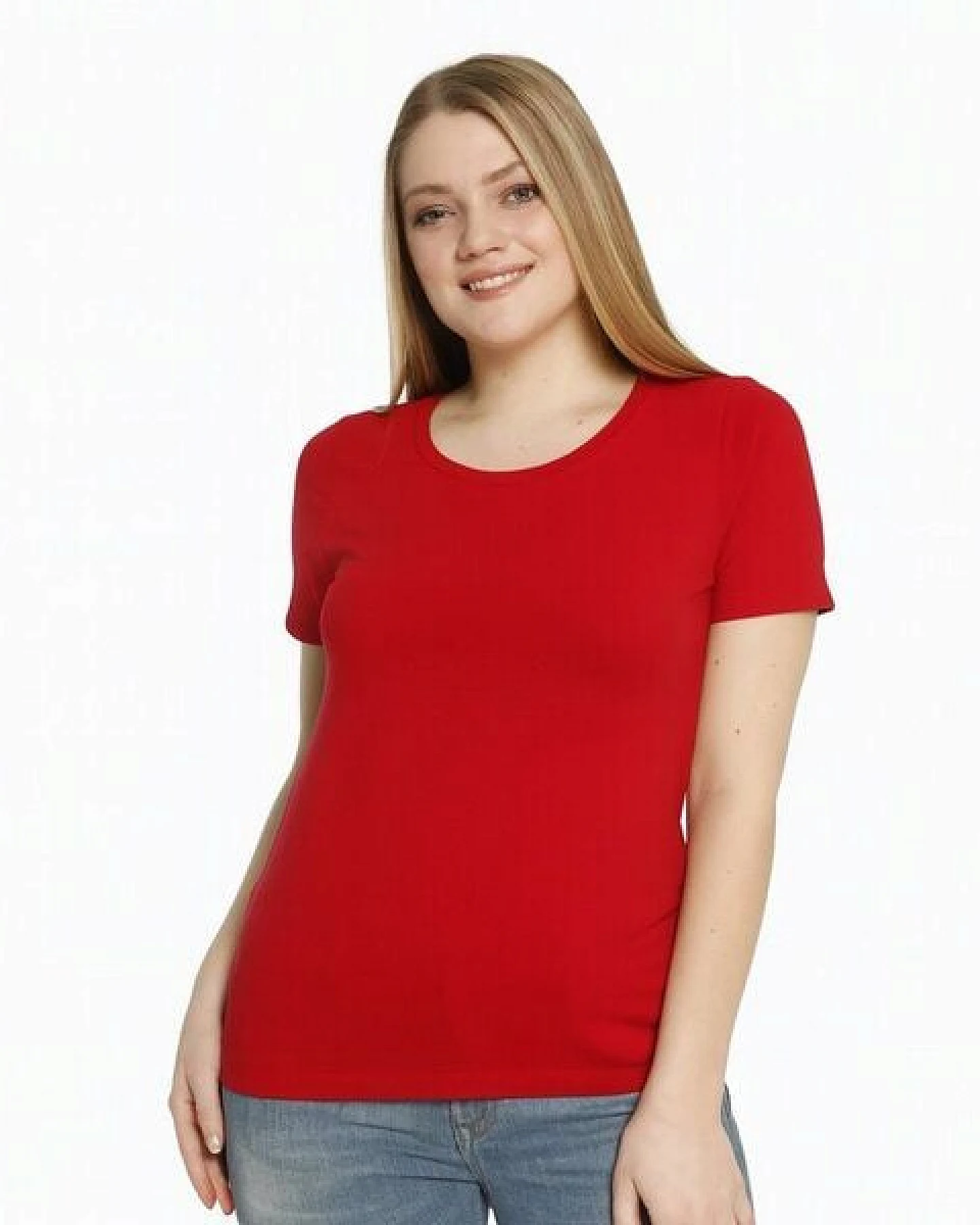 Bruno Barella Damen T-Shirt 3er Pack – GOTS-zertifiziert aus Bio-Baumwolle aus der Ägäis (Schwarz, Rot, Weiß) – Ansicht 4