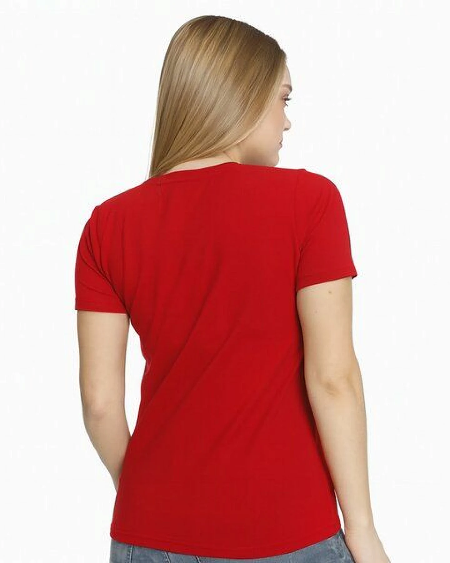 Bruno Barella Damen T-Shirt 3er Pack – GOTS-zertifiziert aus Bio-Baumwolle aus der Ägäis (Schwarz, Rot, Weiß) – Ansicht 3