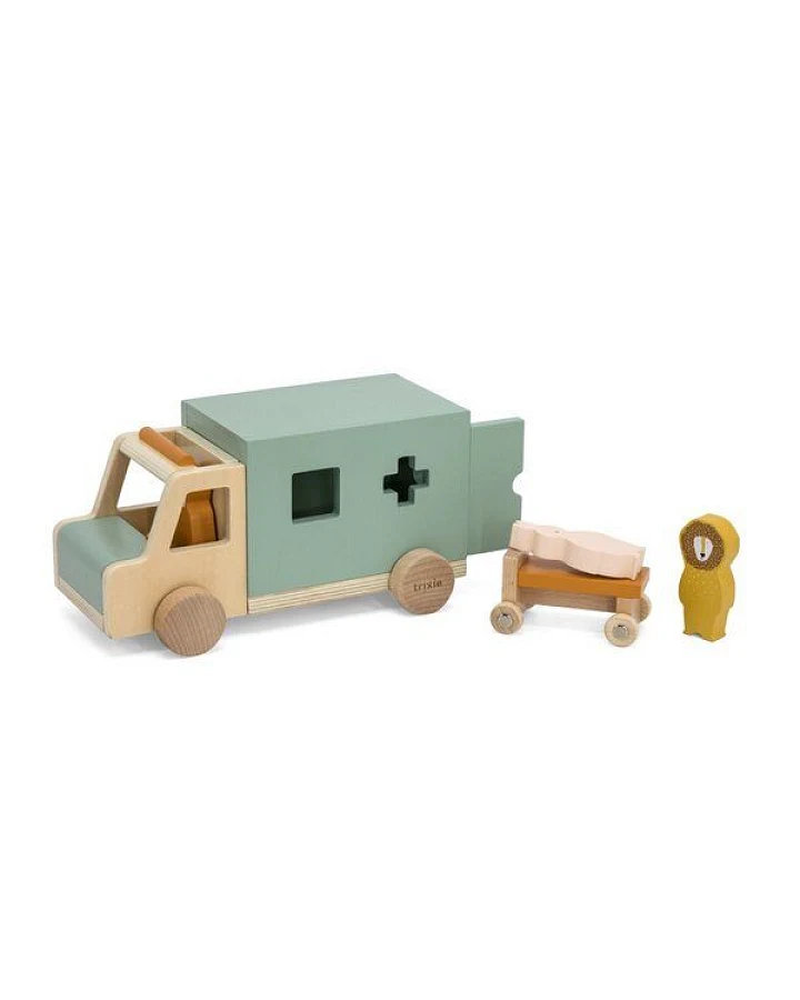 Trixie – WOODEN AMBULANCE –Krankenwagen aus Holz