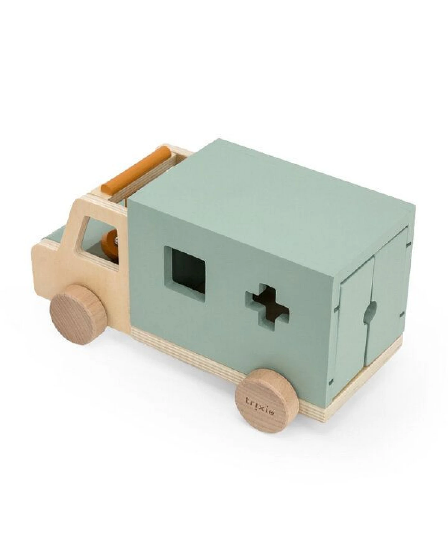 Trixie – WOODEN AMBULANCE –Krankenwagen aus Holz – Ansicht 2