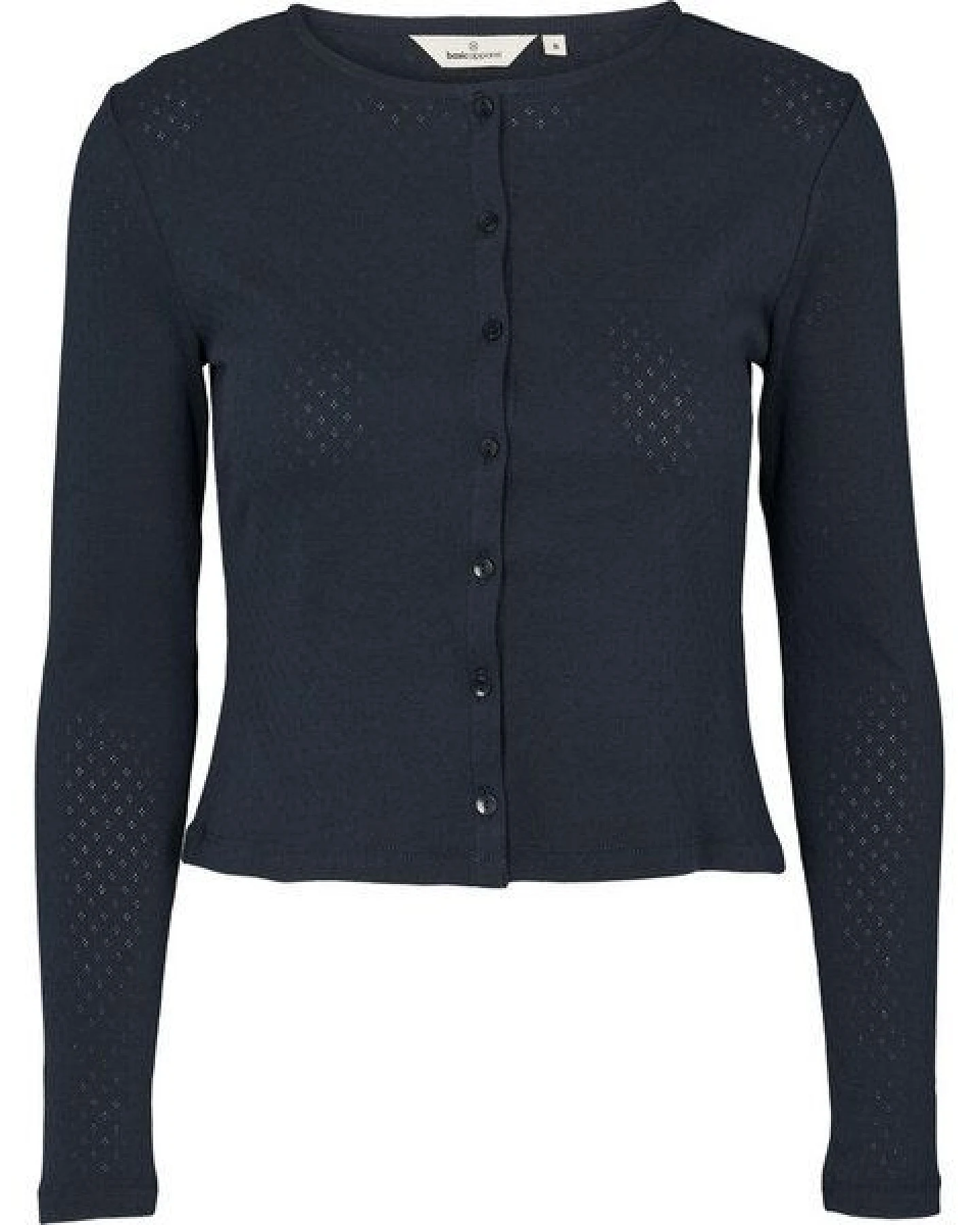 Basic Apparel Cardigan ARENSE mit langen Ärmeln aus Bio-Baumwolle GOTS – Ansicht 2