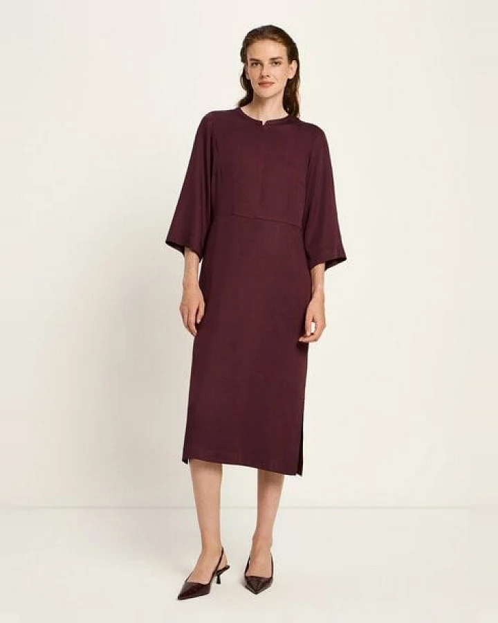 LANIUS Midikleid aus TENCEL Lyocell