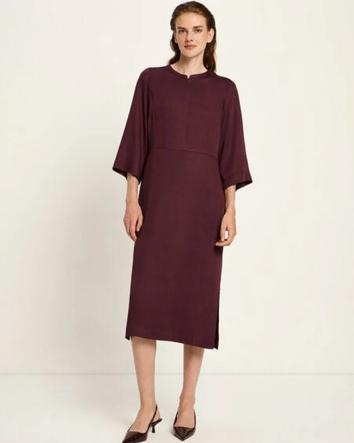 LANIUS Midikleid aus TENCEL Lyocell