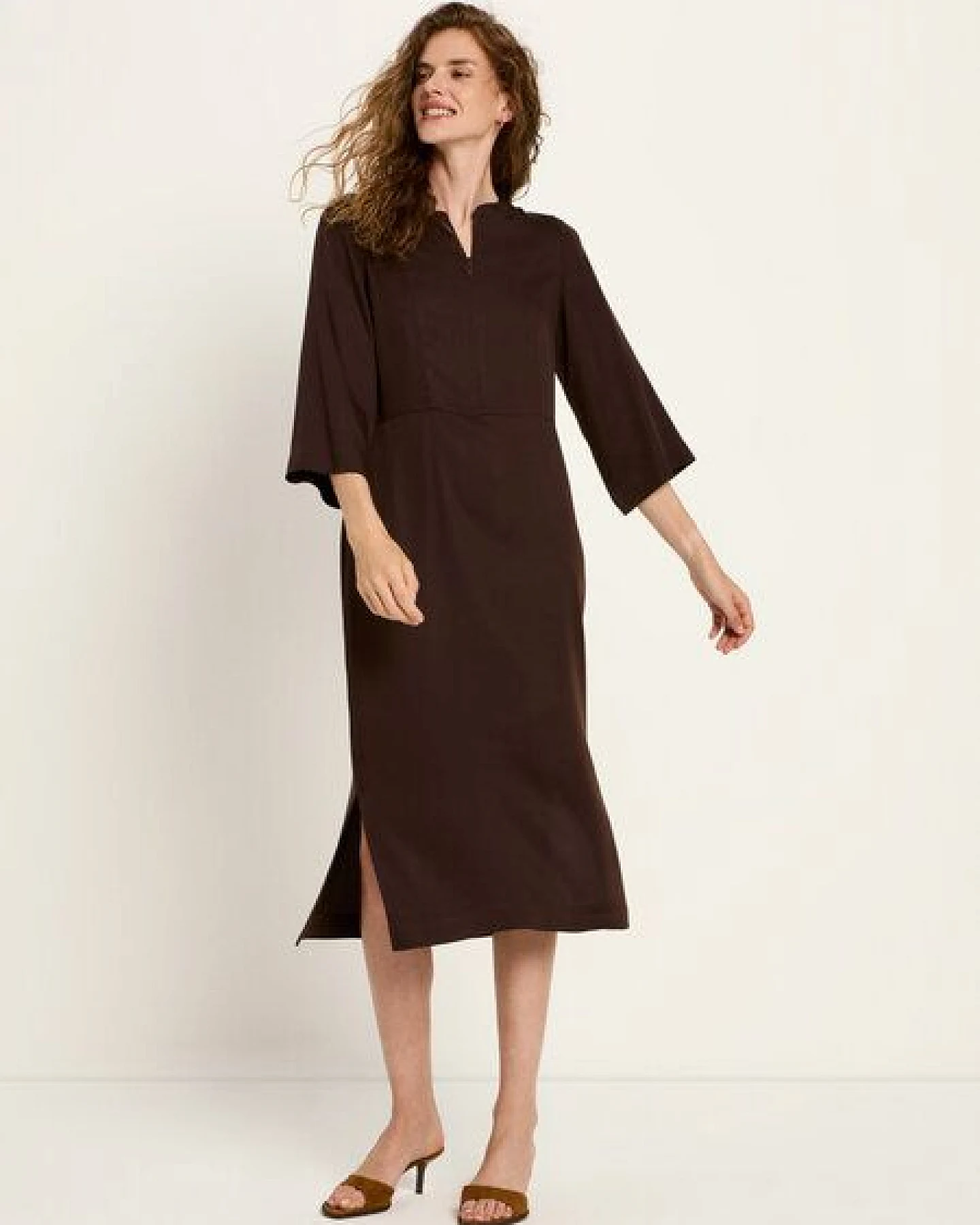 LANIUS Midikleid aus TENCEL Lyocell – Ansicht 2