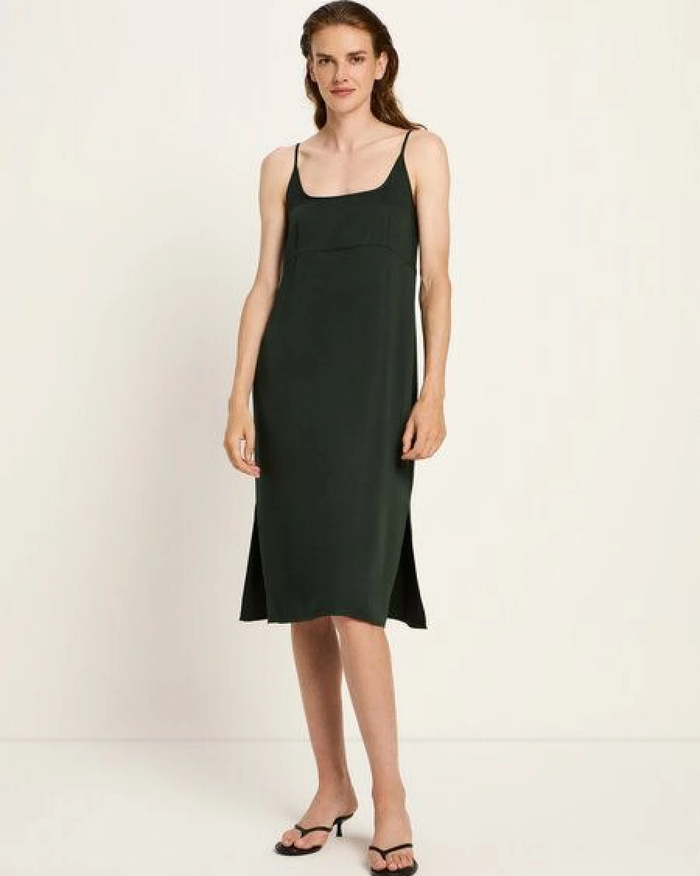 LANIUS Trägerkleid aus TENCEL Lyocell – Ansicht 2