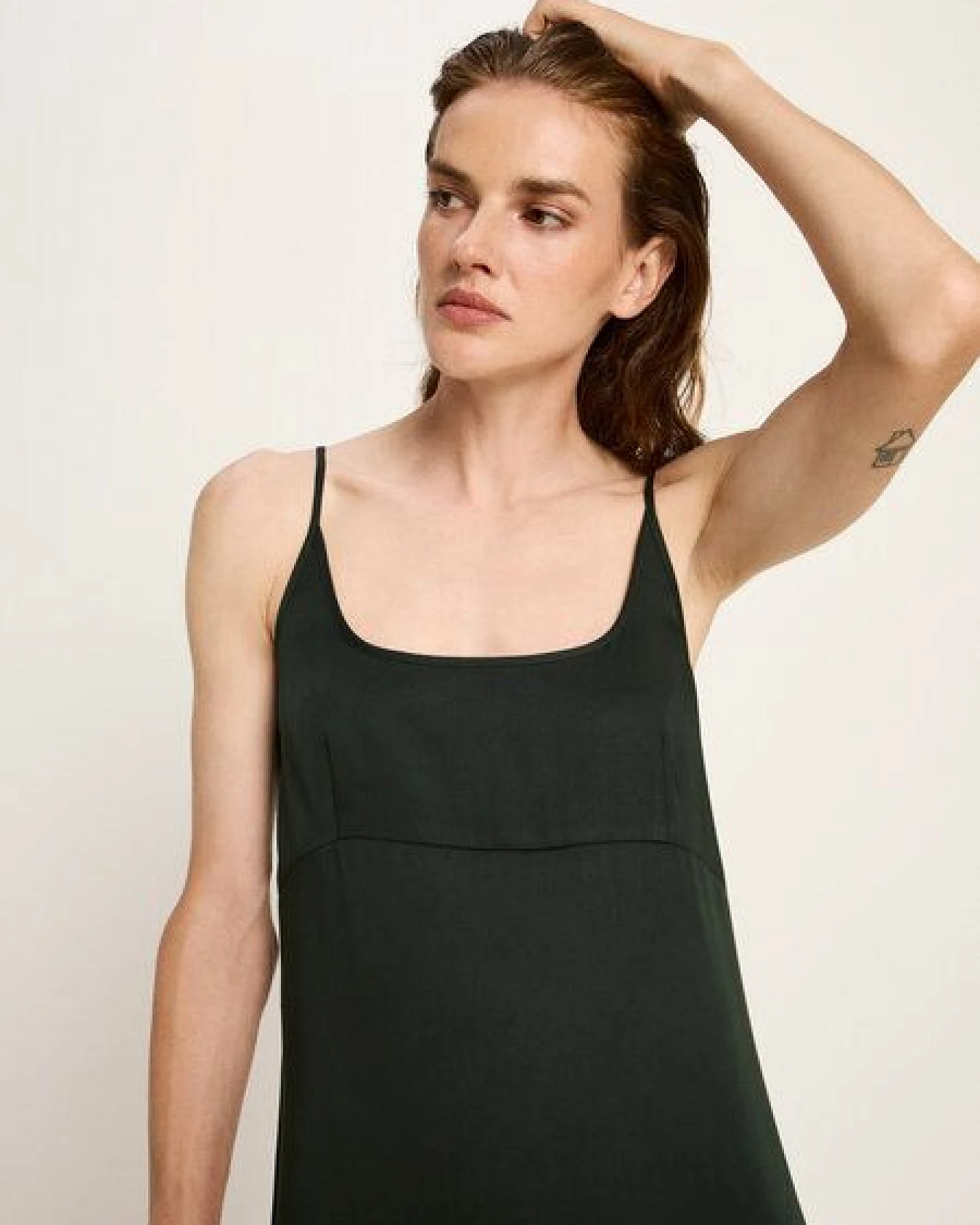 LANIUS Trägerkleid aus TENCEL Lyocell – Ansicht 3