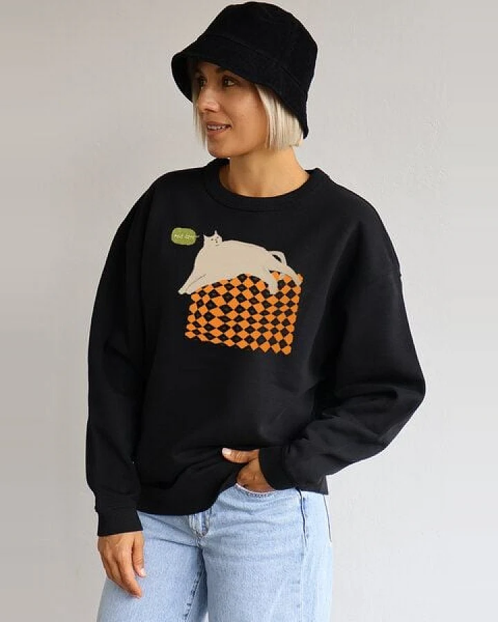 Kultgut Artdesign - Biofair- Boxi -Sweater /peut-être