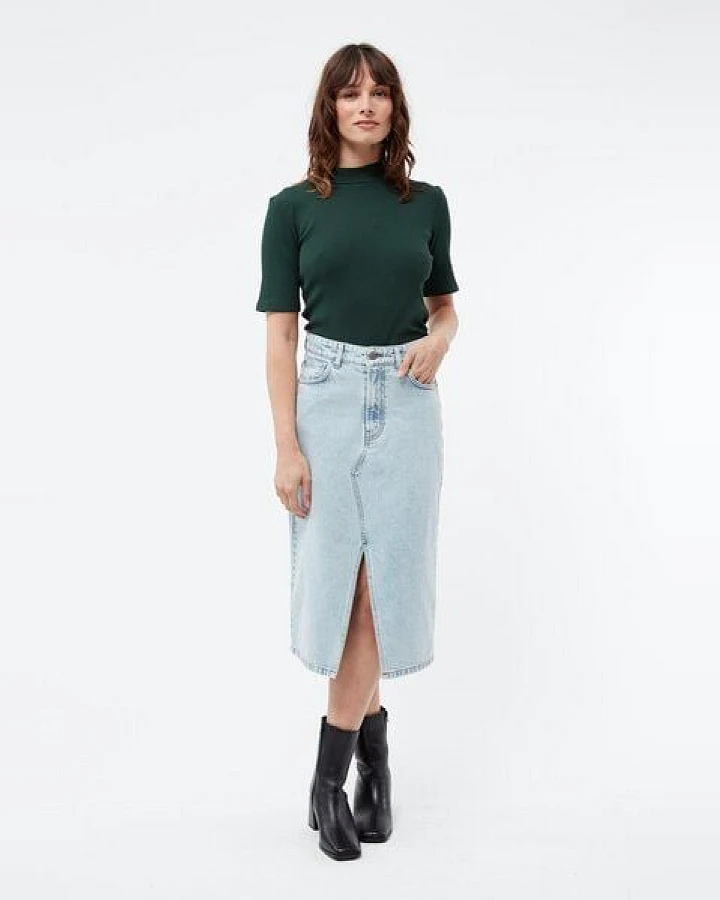 Givn Berlin Jeansrock GBKARLOTTA aus Bio-Baumwolle