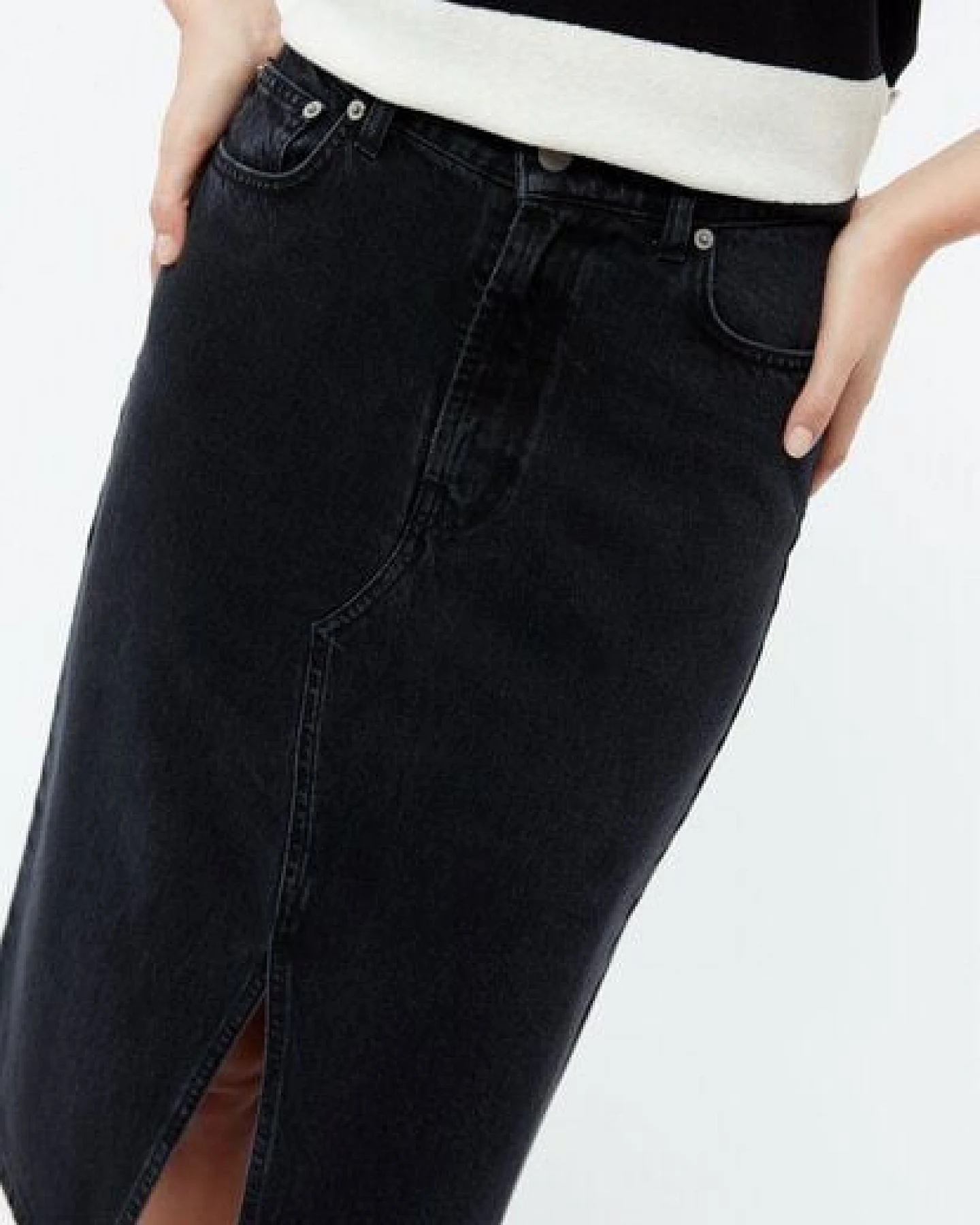 Givn Berlin Jeansrock GBKARLOTTA aus Bio-Baumwolle – Ansicht 4