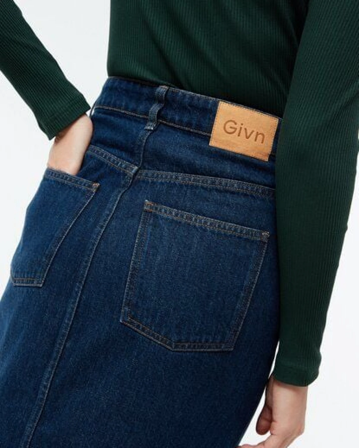 Givn Berlin Jeansrock GBKARLOTTA aus Bio-Baumwolle – Ansicht 4