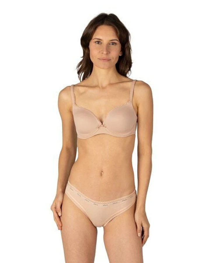 Elsie Unterhosen Damen 5er Pack Tanga mit Spitze aus Baumwolle Stretch