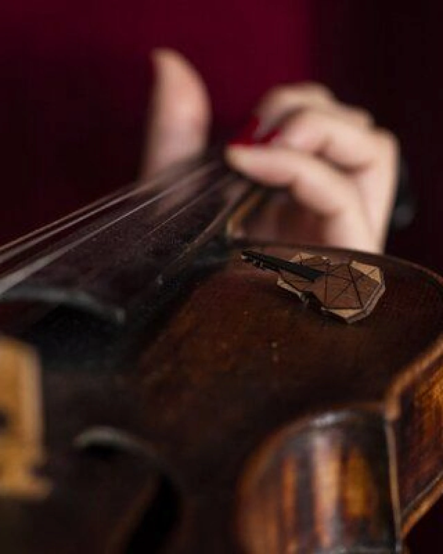 BeWooden Holzbrosche Geige – Violin Brooch – Ansicht 2