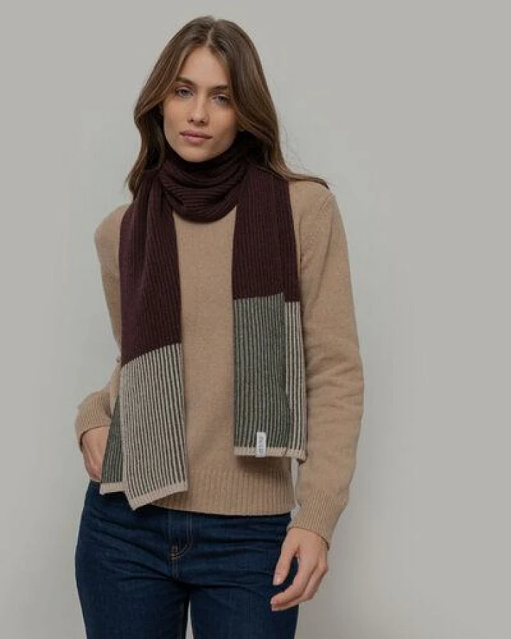 Rifò - Circular Fashion Made in Italy Schal Teresa aus Recycelter Kaschmirwolle