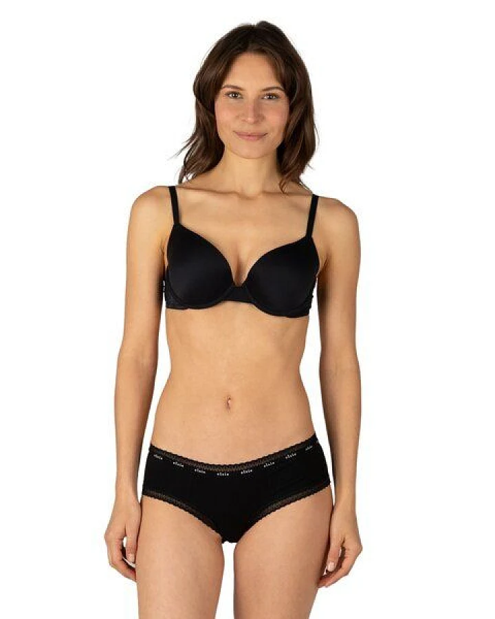 Elsie Unterhosen Damen 5er Pack Hipster Short mit Spitze aus Baumwolle