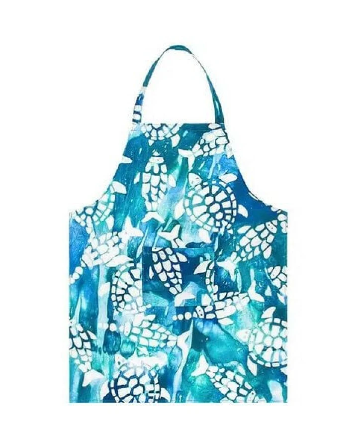 Global Mamas Küchen-Wendeschürze aus Biobaumwolle & Upcycling Mehlsack