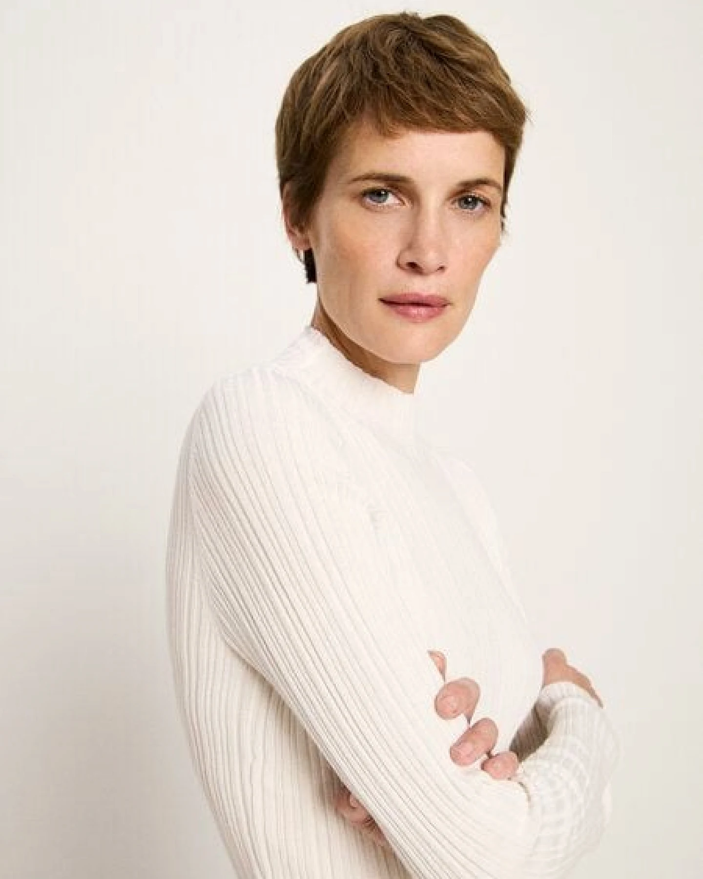 LANIUS Rippenpullover aus Bio-Baumwolle – Ansicht 3