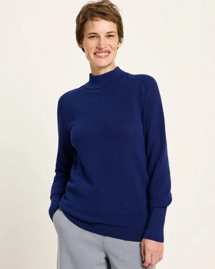 LANIUS Rollkragenpullover aus Bio-Baumwolle