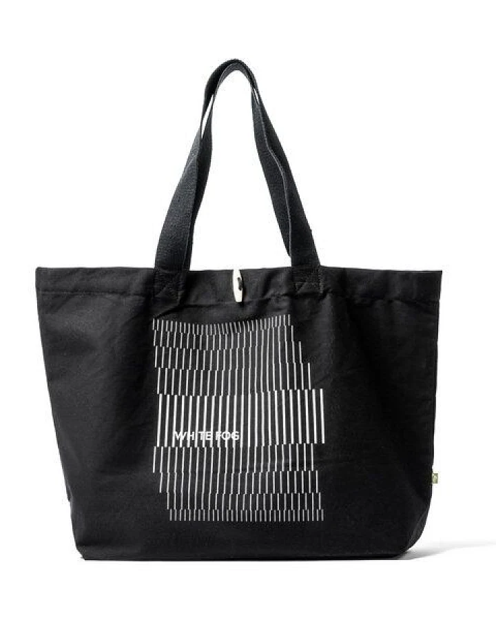 FANTASTIC REALITY STUDIOS WHITE FOG LARGE CANVAS TOTE – Bio-Baumwolle, Unisex