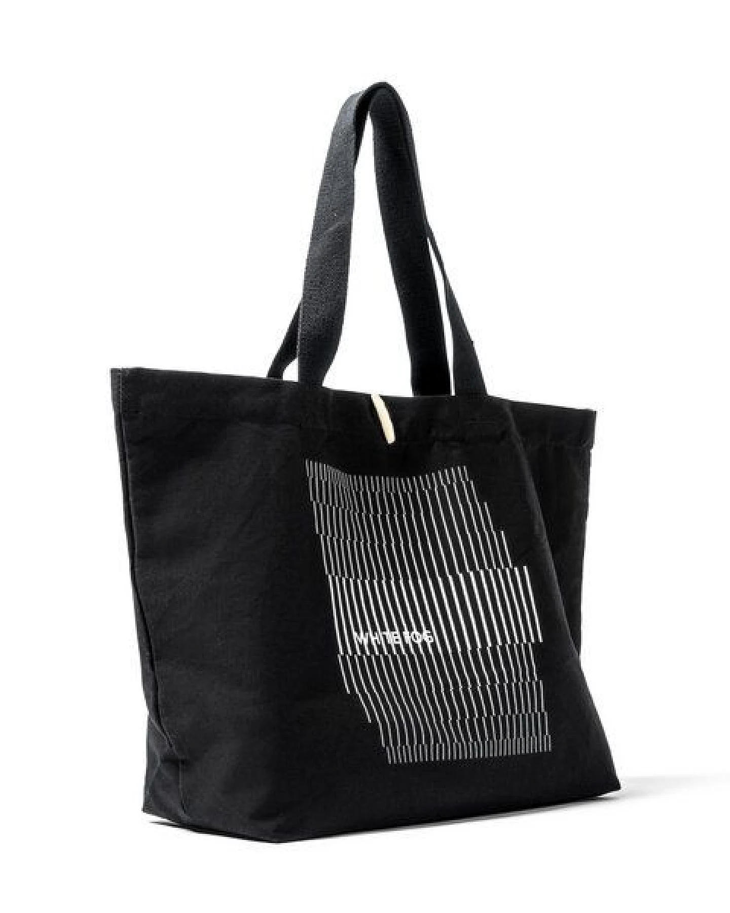 FANTASTIC REALITY STUDIOS WHITE FOG LARGE CANVAS TOTE – Bio-Baumwolle, Unisex – Ansicht 4