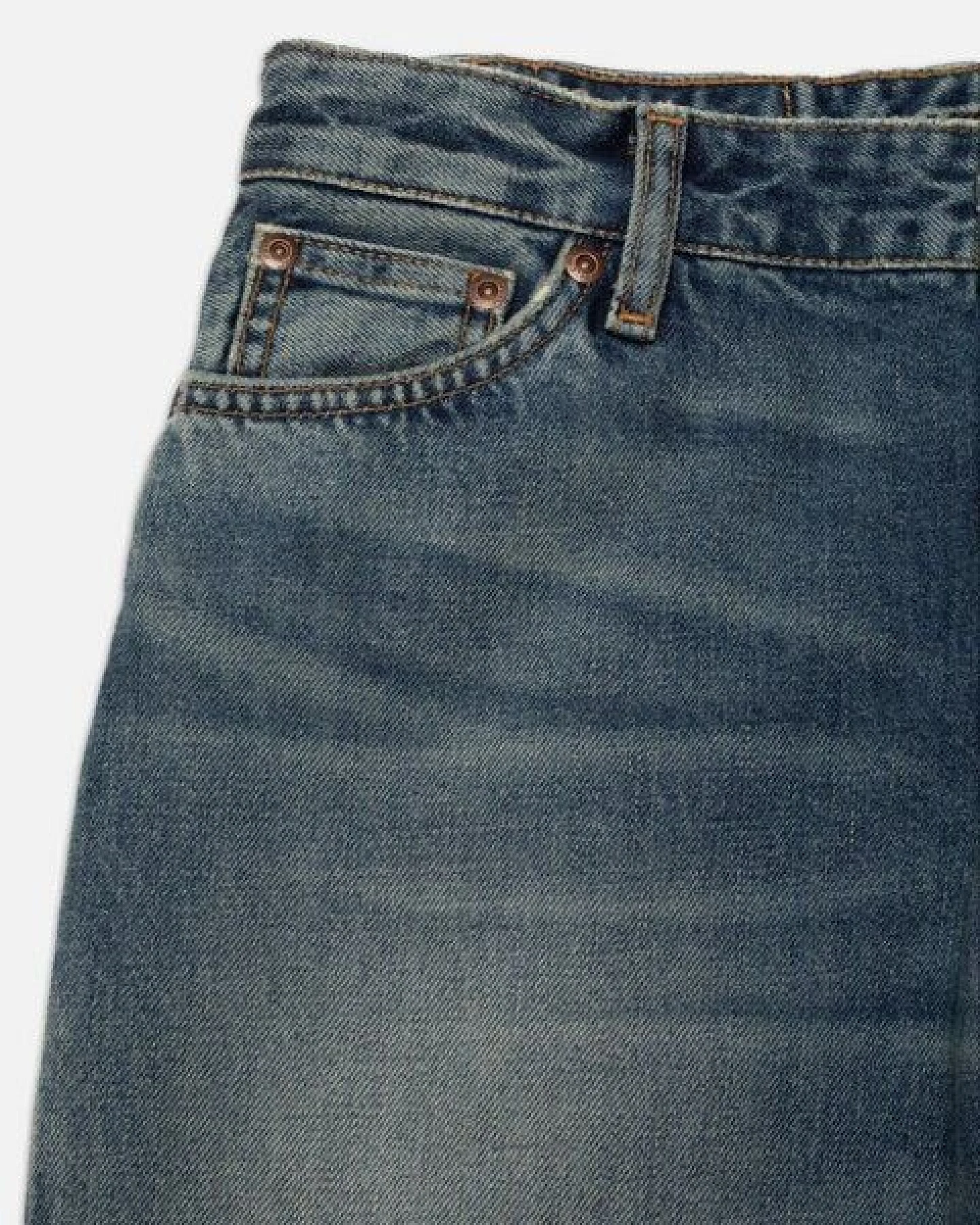 Nudie Jeans Wide Heidi Jeans - Summer Shadow – Ansicht 4