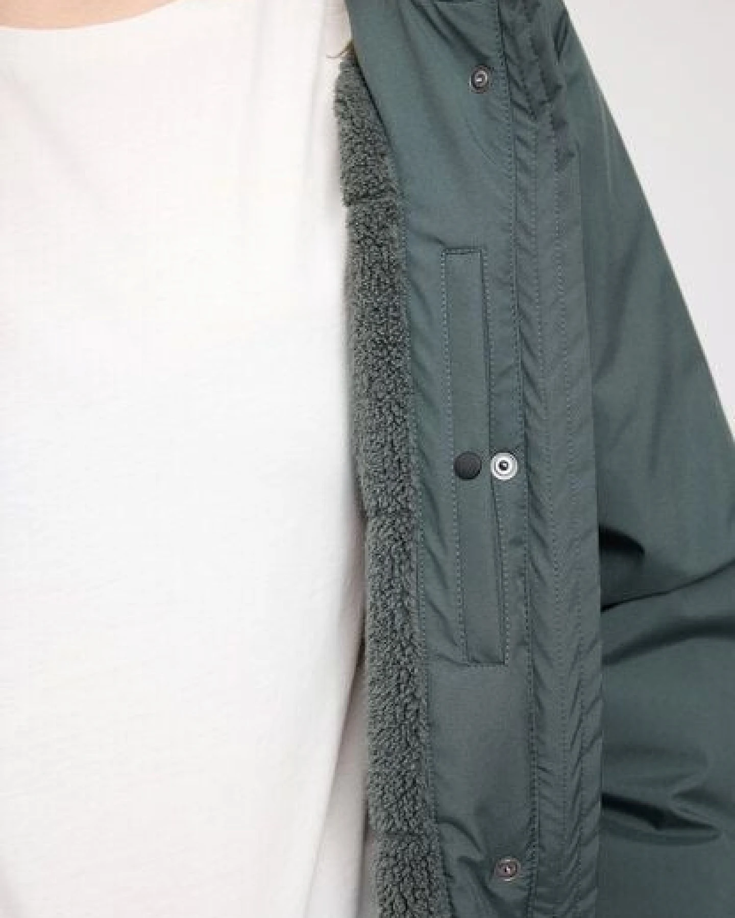 Mazine gefütterter Parka aus recykeltem Plastik – Ansicht 4