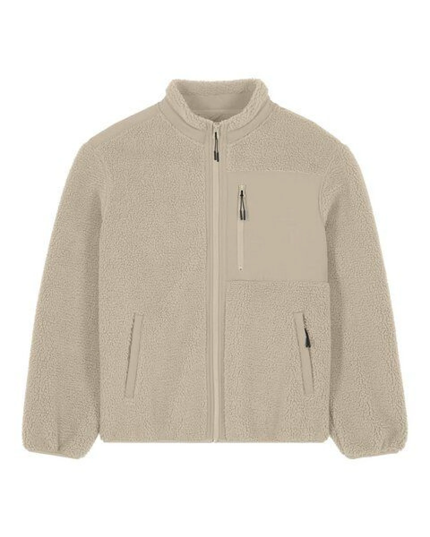 Kultgut PRE-Order- New Recycling Generation - Kuschelige Sherpa Fleecejacke / With Love – Ansicht 2