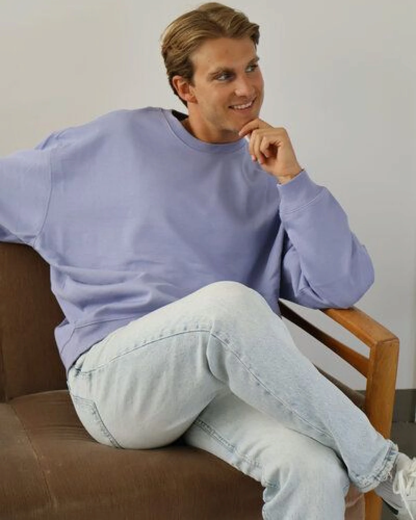 Kultgut Biofair- SPORT ESSENTIALS CREW Sweatshirt - Ultraweich / For all Day – Ansicht 2