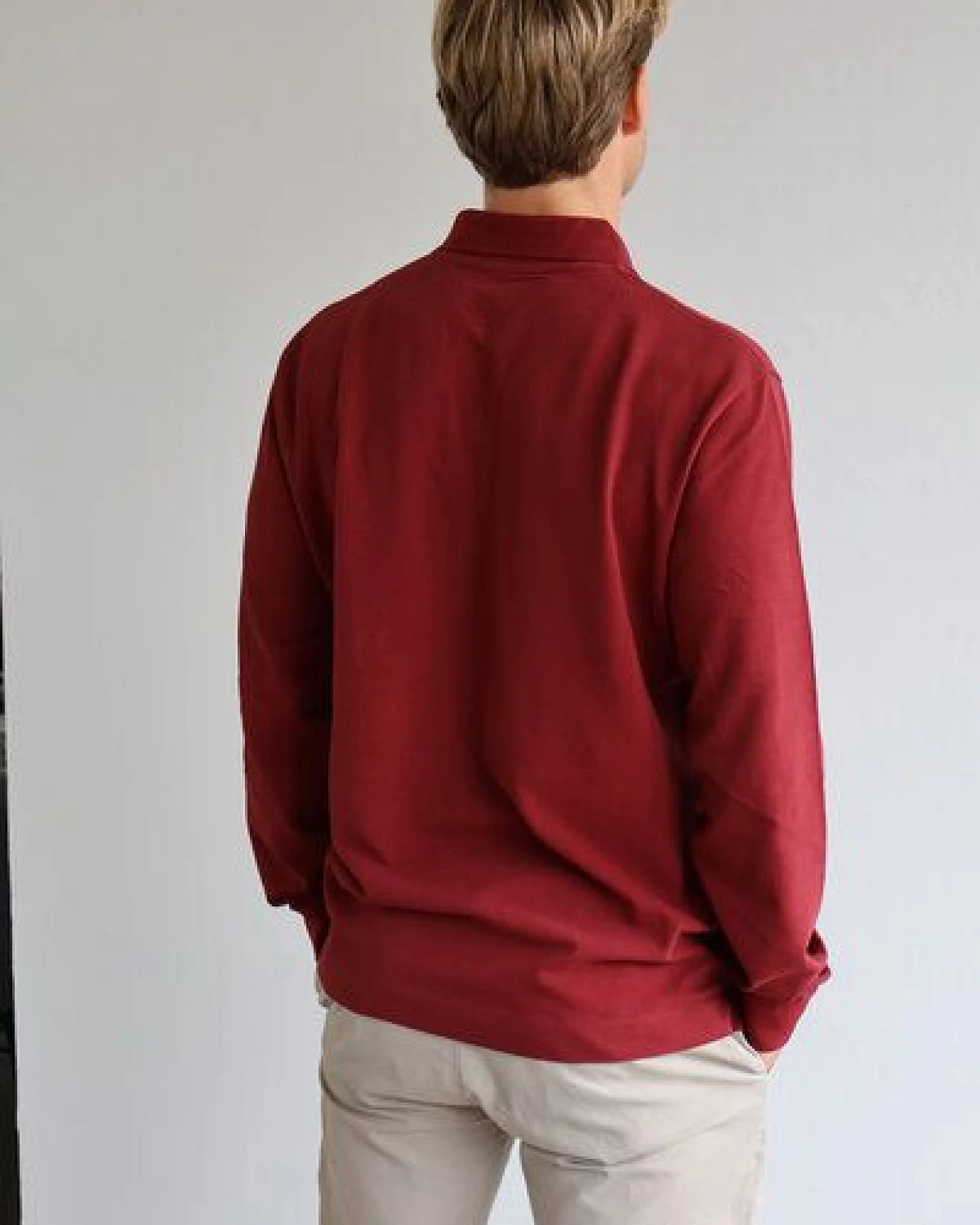 Kultgut ProEarth- Bioafair Piqué Shirt- Langarm / Favorite – Ansicht 4