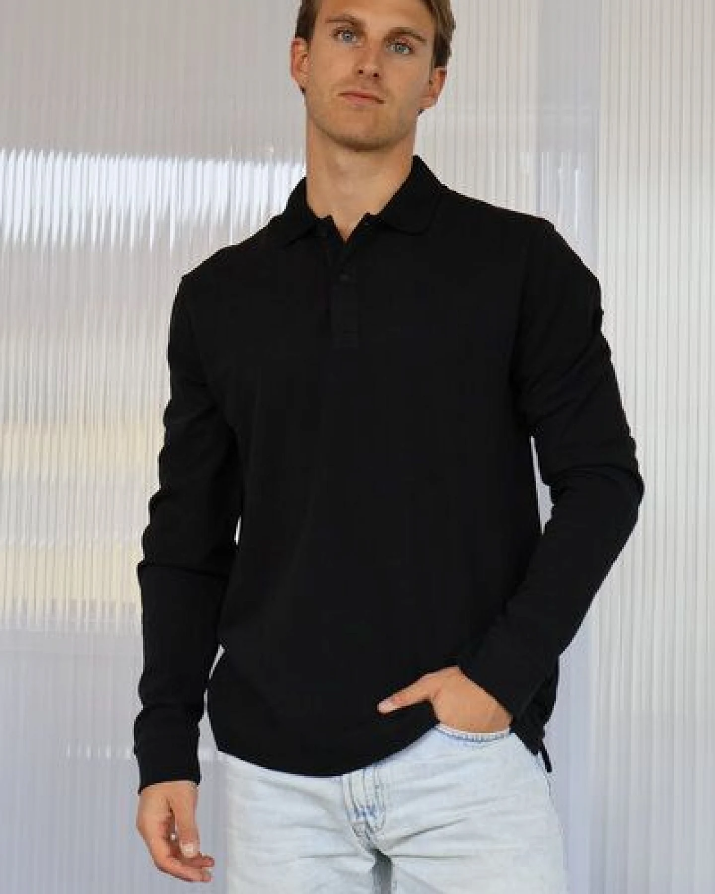 Kultgut ProEarth- Bioafair Piqué Shirt- Langarm / Favorite – Ansicht 2